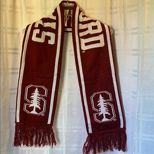 Stanford University College Official Logo Scarf Reversible Redwood Tree